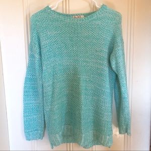 Beautiful greenish blue sweater from So - small